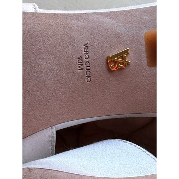 Veronica Beard ivory Lisa Chain Ankle Strap Pointed Toe Pump size 10 - Picture 9 of 11